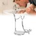 Premium Metal Razor Stand Holder Set - Manual Razor Rack & Shaving Tool Storage Display for Brush & Soap Bowl - Buy Online on SooperMarket.com