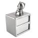 Mogoko Silver Baby First Tooth and Curl Keepsake Box Set - Gender Neutral Kids Teeth Fairy Holder - Buy Online on SooperMarket.com