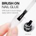 AILLSA 4-in-1 Gel Nail Glue | Super Strong 13ml Capacity | Long Lasting Brush-On Adhesive for Acrylic Nails, Fake Tips, Rhinestones & Foil - Buy Online on SooperMarket.com