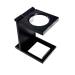 EUROXANTY magnifying glass 10X 28mm | PVC mini folding magnifying glass with tool scale | Magnifying glass folding magnifying glass fabric | Optical glass PVC X1