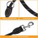 Toivize Adjustable Dog Leash for Large Dogs - 3m Nylon with Reflective Stripes 2 Carabiner Hooks & 3 Rings - Durable & Stylish Black - Buy Online on SooperMarket.com
