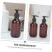 FRCOLOR 15 Pcs Lotion Press Bottle Travel Body Wash Lotion Pump Bottles Dispenser Travel Shampoo 500ml Travel Container Plastic Pump Bottle Travel Lotion Liquid Pump Emulsion The Pet Brownx3pcs 19.5x6.4cmx3pcs - Buy Online on SooperMarket.com