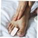 Lurrose High Heel Protectors - 8 Pairs Silicone Gel Sleeves for Foot Pain Relief - Orthopedic Protective Case - White 6x3cm - Buy Online on SooperMarket.com