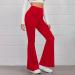 WILLBEST Women's Plain Sport Gym Jogger Sweatpants Oversized High Waisted Trouser Causal Athletic Workout Lounge Pant Jogging Bottom Lounge Wear 5070-djufh-red-4 XXL - Buy Online on SooperMarket.com