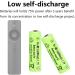 1.2V AA NIMH 900mAh Rechargeable Batteries - 12 Pack for Outdoor Solar Lights & LED String Lights - Buy Online on SooperMarket.com
