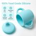 Silikong 8 Oz Silicone No Spill Sippy Cups for Toddlers and Babies - 2 Pack (Green/Blue) | Dishwasher & Microwave Safe - Buy Online on SooperMarket.com