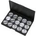 Healvian 2pcs 15 Empty Cosmetic Case Empty Eyeshadow Case Empty Makeup Travel Makeup Case Eyeshadow Palette 1 count (Pack of 1) Silverx2pcs - Buy Online on SooperMarket.com
