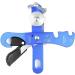Ito Rocky Climbing Gear Ascender & Rappelling Descender Belay Devices - Blue | For 9-12mm Rope, Rescue & Arborist - Buy Online on SooperMarket.com