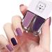 Purple Nail Polish 2 in 1 Quick Dry & Long Lasting Nail Varnish Water Based Breathable Natural Nail Polish No Need Baking Pearl Nail Polish Nail Paint for DIY Nail Art Violet
