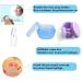 10-Pack Travel Bottles Set - 3oz Leakproof Silicone Containers | TSA Approved Toiletry Bottles for Shampoo, Lotion, Soap - Multicolor - Buy Online on SooperMarket.com