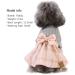 KYEESE Pink Plaid Dog Dress with Bowtie - Small Dog/Cat Sweater Dress - Buy Online on SooperMarket.com