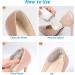 Wotermly 2 Pairs Cow Leather Heel Grips - Grey Heel Pads for Loose Women's Shoes - Buy Online on SooperMarket.com