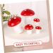 Alipis 60 Pcs Mushroom Cake Toppers Lovely Tiny Mushrooms Birthday Cake Decorations Woodland Theme Cupcake Toppers Cute Mushroom Cupcake Topper Balloon Pump Paper Cup Foam Statue Red - Buy Online on SooperMarket.com