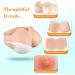 Icever Silicone Breast Shapes 2.0 - Realistic H Cup Prostheses for Mastectomy & Crossdressers | Light Ivory White Size XL - Buy Online on SooperMarket.com