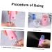 MUSISALY 2pcs Spray Hydrating Apparatus Mini Humidifier Moisturizing Spray Face Sprayer Mist Plastic - Buy Online on SooperMarket.com