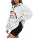 Women's Casual Autism Awareness 1/4 Zip Sweatshirt - White, Large - Buy Online on SooperMarket.com