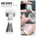 Lurrose Nail Stamp Set | Clear Nail Art Plate & Manicure Tools - International Shipping Available - Buy Online on SooperMarket.com