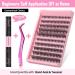 DIY Lash Extension Kit - 200pcs Individual Cluster Lashes (30D & 40D 8-16mm) | D Curl Eyelash Extensions with Bond Seal & Applicator Tool - Perfect for Home Use - Buy Online on SooperMarket.com