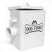 Vumdua Pet Treat and Food Storage Container with Serving Scoop - Farmhouse Dog Food Container with Lid, Airtight Dog Treat Storage Tins, Great Gift for Dog Owners, White