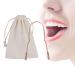 Ecoticfate tongue scraper |Tongue cleaning brush made of stainless steel-tongue cleaning tool with U-shaped design for oral care and hygiene treatment of bad breath U-shape from antique copper clothing bag