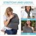 Dark Grey Nursing Cover & Poncho | Soft Cotton & Polyester Nursing Apron & Blanket for Babies | 70x85cm Ideal for Breastfeeding - Buy Online on SooperMarket.com