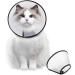Super collar for pets for pets protective collar neck collars made of plastic special protection for cats Small dogs XS XS (Neck: 9.8 11.2 ") White