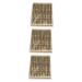 Beavorty 3pcs Set 12pcs Eyebrow Pencil Waterproof Eyeliner Pencil with Brush Iron Tube Double Head