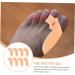 Orthopedic Toe Separator & Thumb Protector - 4 Pairs | Silicone Bunion & Hammer Toe Spacers for Foot Care - Skin Color 7x3.5cm - Buy Online on SooperMarket.com