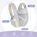 FUNUPUP 4-in-1 Baby Carrier | Portable Newborn to Toddler Sling | Breathable Mesh | Up to 35lbs | Grey - Buy Online on SooperMarket.com
