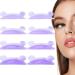 Veeteah Lash Lift Pads - 4 Pairs Silicone Bear Style Lash Curler Pad | Reusable Soft Lash Lift Rods Silicone Lash Curler Pad in 4 Sizes for Different Length Eyelashes Lifting