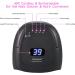 Rechargeable 60W Cordless UV Nail Lamp with 42 Red-Light Beads - Professional Gel Nail Light for Gel Polish | Automatic Sensor & Portable Nail Dryer | S20-Black - Buy Online on SooperMarket.com