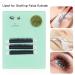Eyelash Extension Pallet Holder Set - 2 in 1 Acrylic & Round Jade Stone Lash Grafting Tool Pad | Blue - International Shipping Available - Buy Online on SooperMarket.com