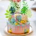 14 PCS Tropical Leaves Cake Topper Personalised Artificial Palm Leaves Glittery Tropical Jungle Cake Topper Tropical Party Jungle Hawii Summer Theme Birthday Party Supplies Cake Decorations - Buy Online on SooperMarket.com