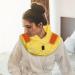 Aznever Heating Pillows for Shoulders - Fast Heating Warm Scarf | 3 Levels | Safe Heated Shoulder Warmer for Men & Women - Yellow - Buy Online on SooperMarket.com