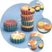12 Pcs Silicone Muffin Cup Silicone Molds Reusable Cupcake Liners Reusable Baking Molds Delicate 7.5X6.3CM Assorted Color - Buy Online on SooperMarket.com
