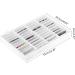 44 Grids Fake Nail Tips Color Display Holder Storage Box For Nails Art Decor Nails Art Decoration White - Buy Online on SooperMarket.com