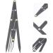 Mikinona Eyebrow Scale Mini Tools Makeup Tools Eyebrow Stencil Eyebrow Positioning Tool Balance Caliper Miss 1 count (Pack of 1) Black - Buy Online on SooperMarket.com