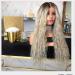 BGHJUE WIG Halloween Yellow Curly Hair Synthetic BraIding Hair Extensions Brown Color Soft Straight Dreadlocks Faux Locs Crochet Braids Hair
