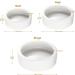 Small Ceramic Reptile Food Dish Bowl & Water Dish Set - 2 Pack | Ideal for Lizards, Geckos, Bearded Dragons, Chameleons, Hermit Crabs | Anti-Escape Design for Mealworms, Crickets, Superworms | 2.75in White - Buy Online on SooperMarket.com