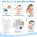 Diougens Lee 540 Titanium Derma Roller for Beard, Hair & Face - Microneedling Beauty Tool with Storage Case 0.75mm - Buy Online on SooperMarket.com