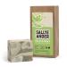 SALLYEANDER Milk & Mint Swirl Soap - 5oz Bar - Naturally Antibacterial - 100% Handmade Hypoallergenic Skincare