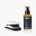 SMOOZO Bundle body razor Elegant dark blue including design tray and care oil cedar (Bu1202)