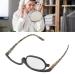 Buy 2.50 Enlargement Makeup Glasses - Foldable Rotating Reading Glasses with Case for Flawless Makeup Application - Buy Online on SooperMarket.com