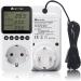 Ketotek Digital Thermostat Socket Timer - 230V Temperature Controller for Greenhouse & Terrarium | KT3200 - Buy Online on SooperMarket.com