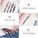 WOONEKY 3 Embroidery Pen Eyebrow Pen Brow Pencil Embroidered Pen Permanent Pen Golden Crystal - Buy Online on SooperMarket.com