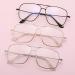 Musivon Vintage Glasses Frames for Men & Women - Decorative Silver Non-Prescription Eyewear - Buy Online on SooperMarket.com