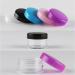 Zeoabsy 20ml Clear Empty Cream Can - 20 Pieces Transparent Crucible with Pink Screw Cap for Lotion Mini Candles Nail Art & Lip Balm - Buy Online on SooperMarket.com