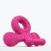 Smilo Champ Baby Teether - Soft Silicone Teething Toy for Babies 3+ Months - 5 Textured Structures for Gum Massage - Plum - Buy Online on SooperMarket.com
