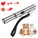 ISAKEN Cat Chaser Toys LED Light Pointer Pen USB Rechargeable Interactive Cat Toy with 5 Patterns Cats Tracker Wand Cat Red Dot Toy Training Exercise Tool for Indoor Cats Kitten