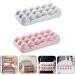 OSALADI 2pcs 18 Egg Storage Box Filled Plastic Eggs Fridge Egg Dispenser Egg Storage Tray With re-usable Assorted Color 30x15cm - Buy Online on SooperMarket.com
